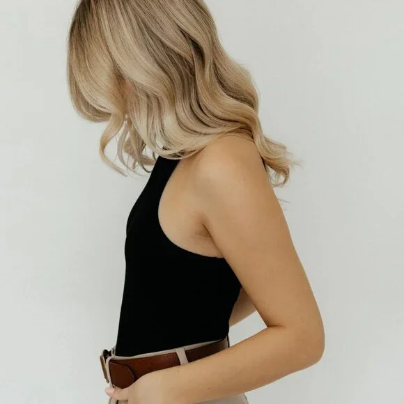 NWOT AGOLDE Black Rianne Bodysuit - Picture 3 of 12